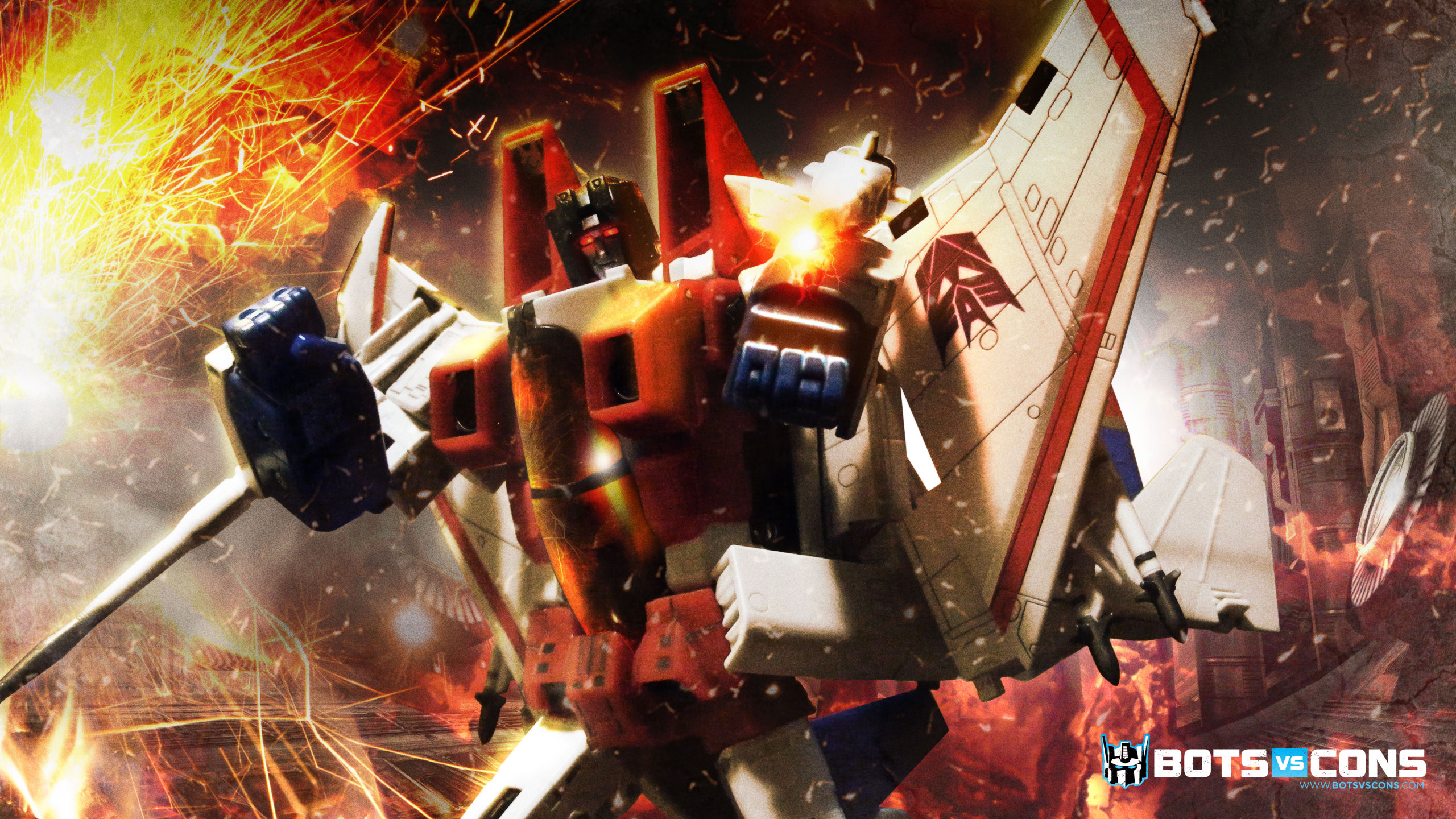 Starscream Attacks!' Transformers Wallpaper