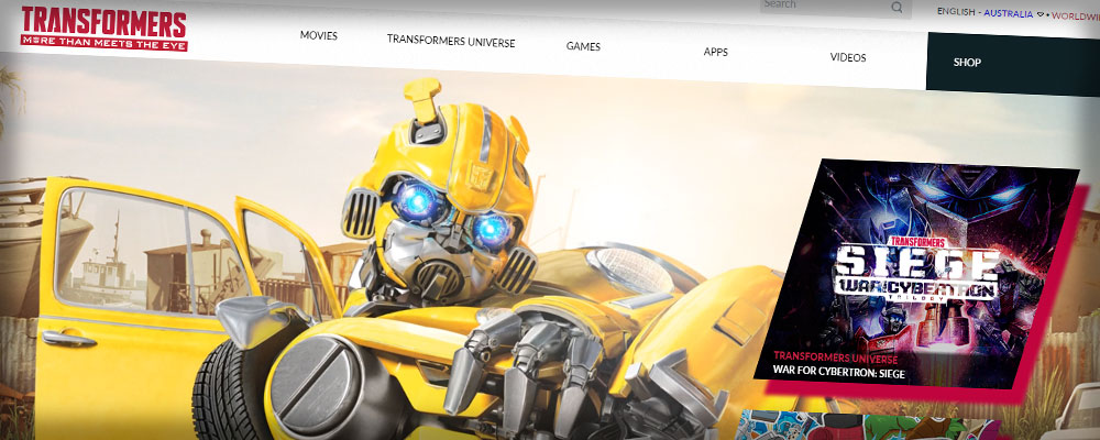 Hasbro Official Transformers Website