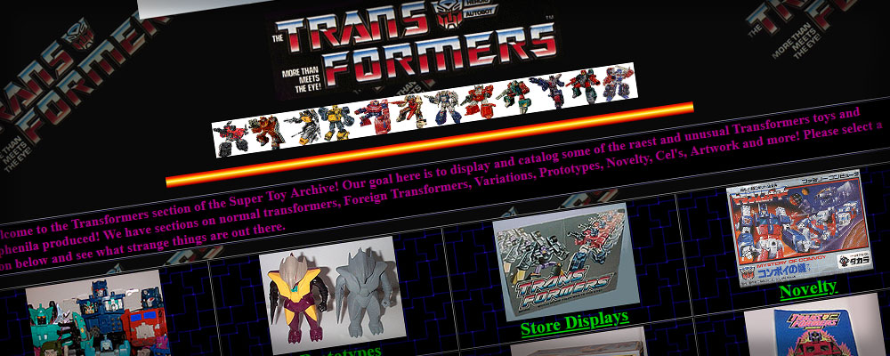 Transformers Toy Archive