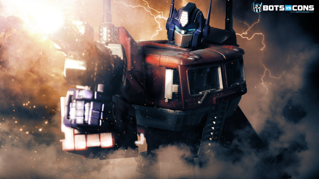 Optimus Prime, Fire! Transformers Wallpaper